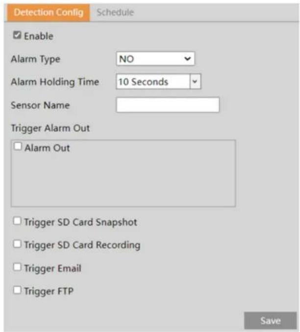 Speco Technologies O8VT3G - Alarm In (Sensor Input) - 1