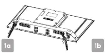 Kogan KALED32F98TA - Stand assembly - 1