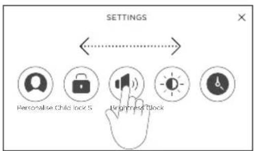 Fisher & Paykel COOKTOPCI926DTB4 - Settings menu - 2