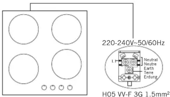 Meireles MVG 4752 N - Esquema de conexión eléctrica - 1