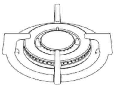 Meireles MVG 4652 N - Wok Quemador \* - 1