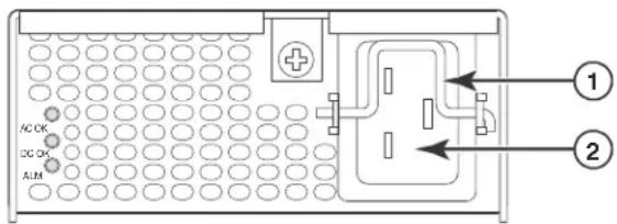 DELL PowerConnect B-RX8 - Connecting AC power to a BigIron RX-32 chassis - 1