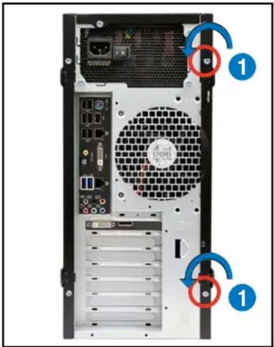 ASUS ESC500 - 移除機殼左側板 - 2