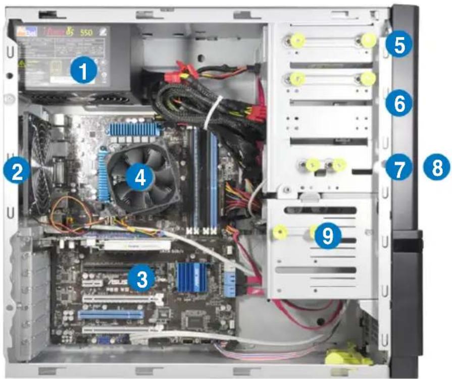 ASUS ESC500 - 內部組件 - 1
