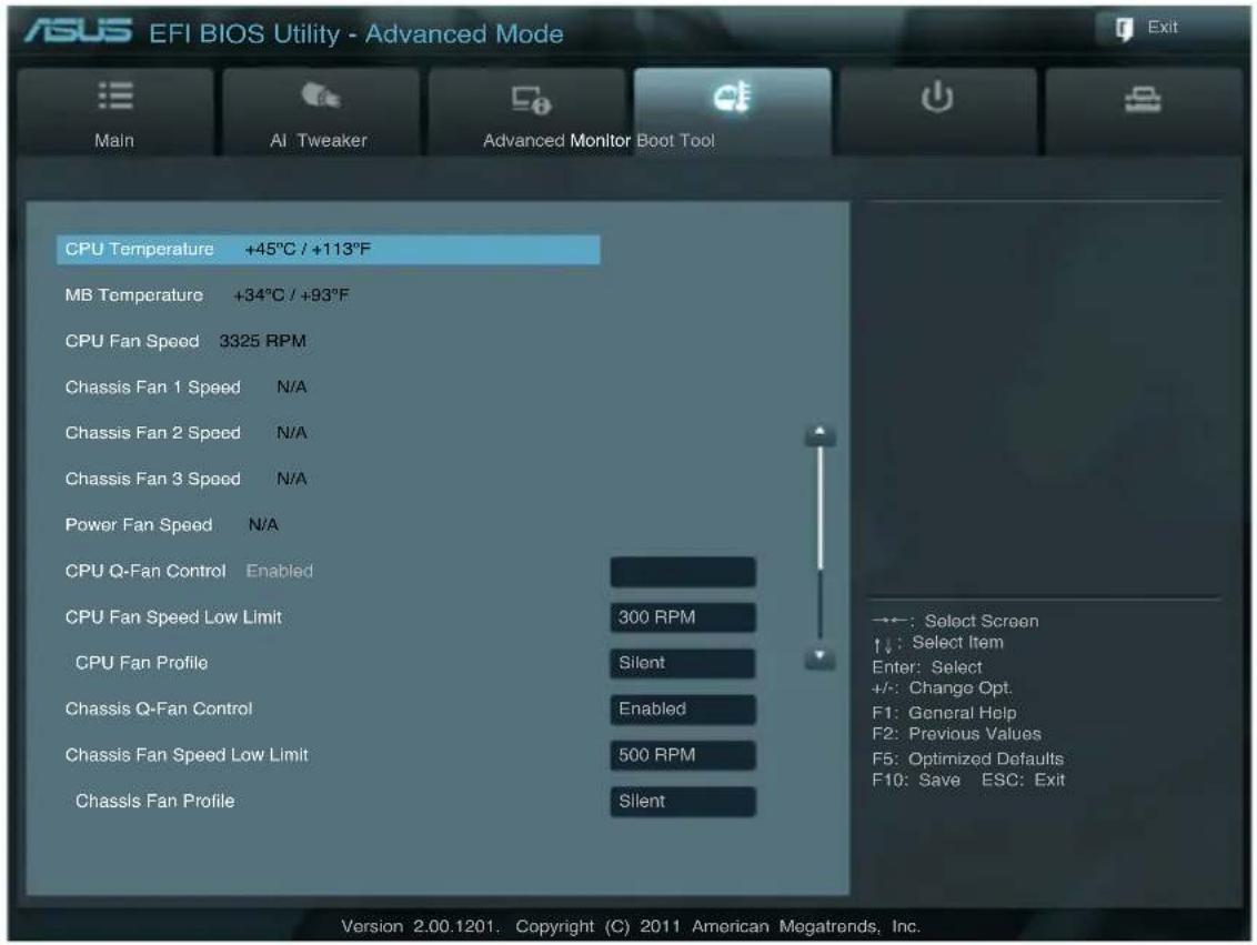 ASUS ESC500 - 監控選單(Monitor menu) - 1