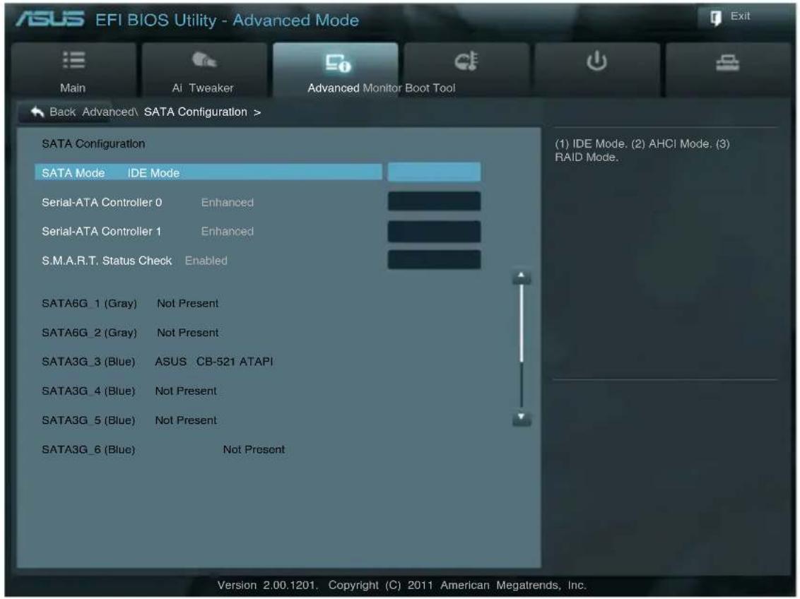 ASUS ESC500 - SATA 裝置設定(SATA Configuration) - 1