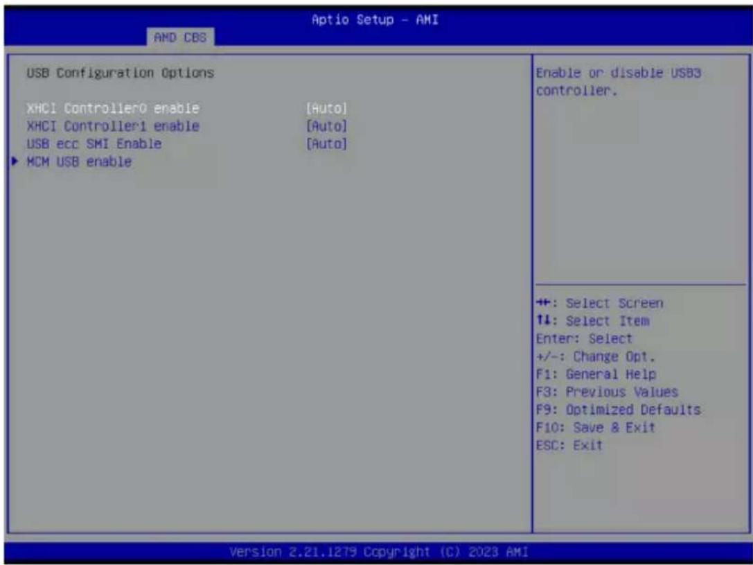 GIGABYTE R183-Z95 - 5-3-5-3 USB Configuration Options - 1