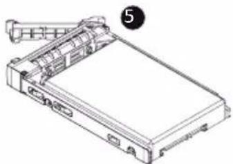 GIGABYTE R183-Z95 - Follow these instructions to install a 2.5" HDD: - 3