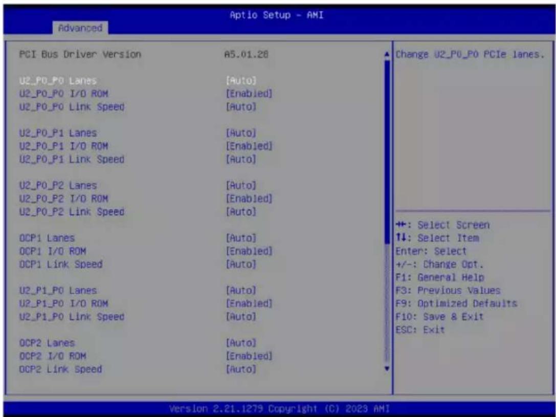 GIGABYTE R183-Z95 - 5-2-8 PCI Subsystem Settings - 1