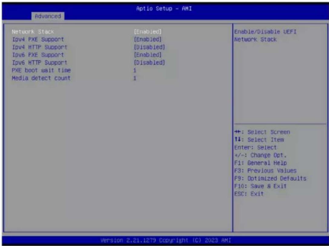 GIGABYTE R183-Z95 - 5-2-10 Network Stack Configuration - 1