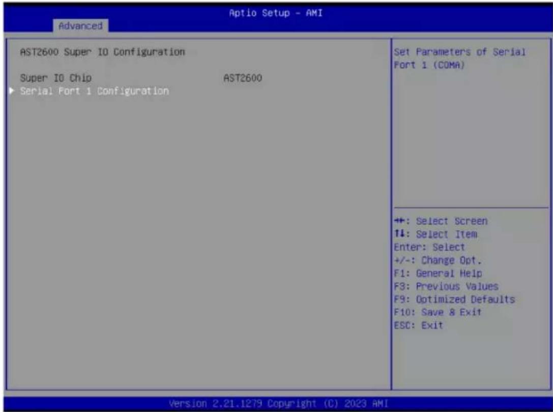 GIGABYTE R183-Z95 - 5-2-4 AST2600 Super IO Configuration - 1