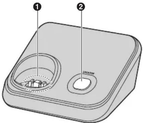 Diagram of a device with labeled parts, showing two circular components and one labeled 'LOSOATOR'