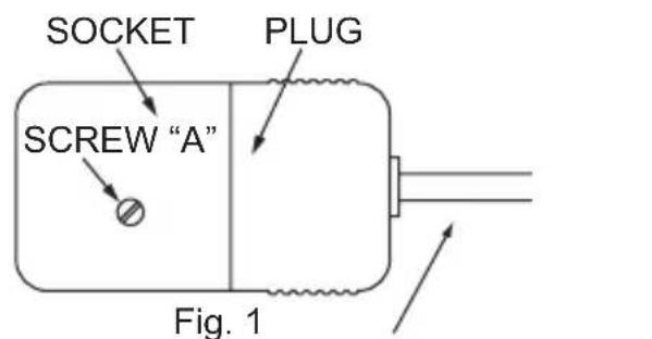 SOCKET PLUG SCREW "A" Fig. 1