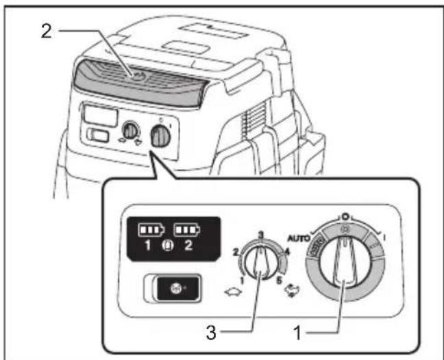 MAKITA XCV25 - Switch action - 1