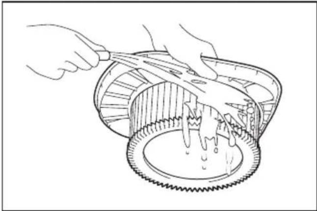 MAKITA XCV25 - Cleaning of powder filter (HEPA) and prefilter - 2
