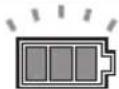 MAKITA XCV25 - Indicating the remaining battery capacity - 3