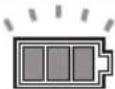 MAKITA XCV25 - Indicación de capacidad restante de la batería - 3
