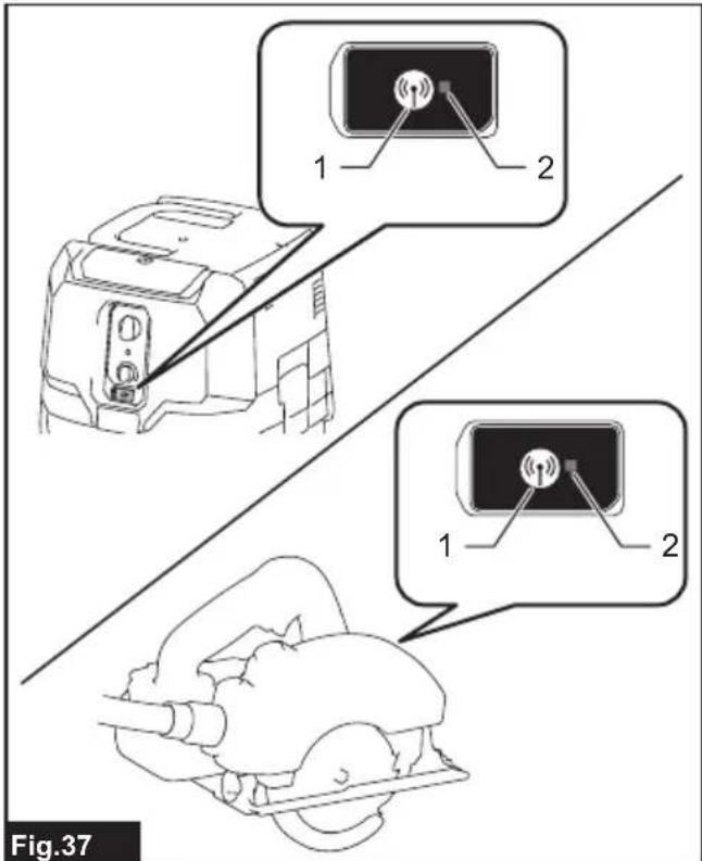 MAKITA GCV04 - Cancelling tool registration for the cleaner - 2