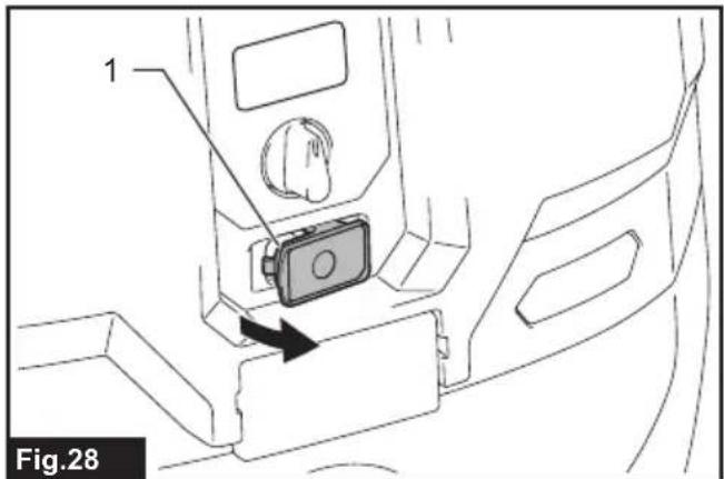 MAKITA GCV04 - Installing the wireless unit - 1