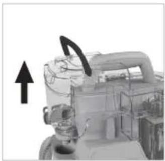 VAX SpotWash CDSW-MPXSRB - Filling the clean water/solution tank - 1