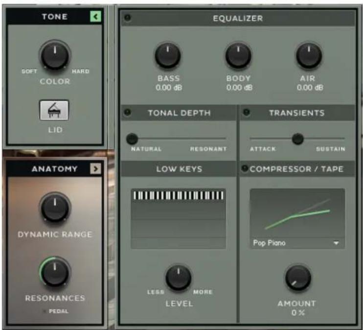 NATIVE INSTRUMENTS The Maverick - Tone Edit Page Controls - 1