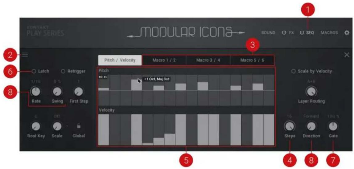 NATIVE INSTRUMENTS Modular Icons - Sequencing Pitch - 1