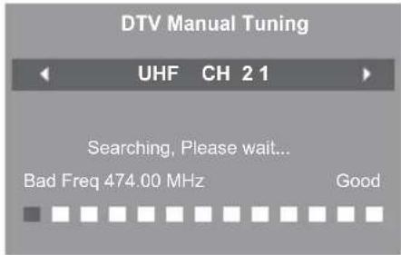 PANASONIC TH-22H400Z - [DTV Manual Tuning] - 1