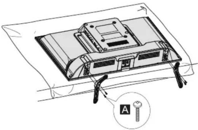 PANASONIC TH-22H400Z - Assemble the pedestal - 1