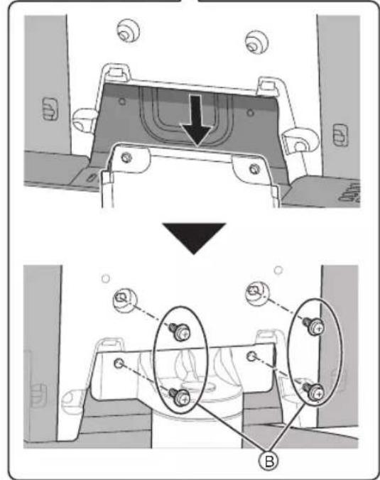 PANASONIC TH-55JX950Z - Assembling the pedestal - 2