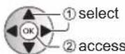 PANASONIC TH-65HZ2000U - Select the menu - 2