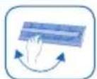 PANASONIC CU-E12GFR - HORIZONTAL AIRFLOW DIRECTION LOUVER - 1