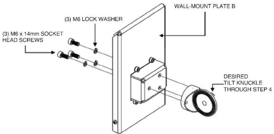 Bogen ALA-C1 - Select the desired tilt knuckle. - 2