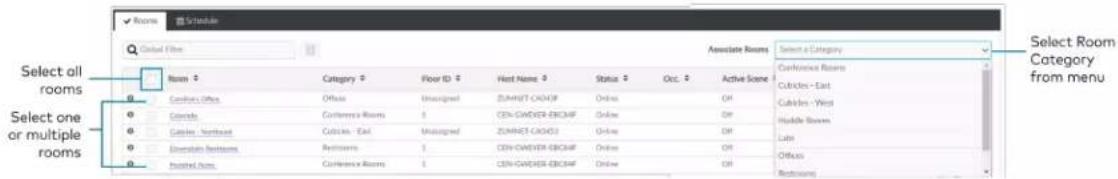 Crestron ZUMLINK-US-HALLWAY-DLS-RLY - Add a Room to a Room Category - 1