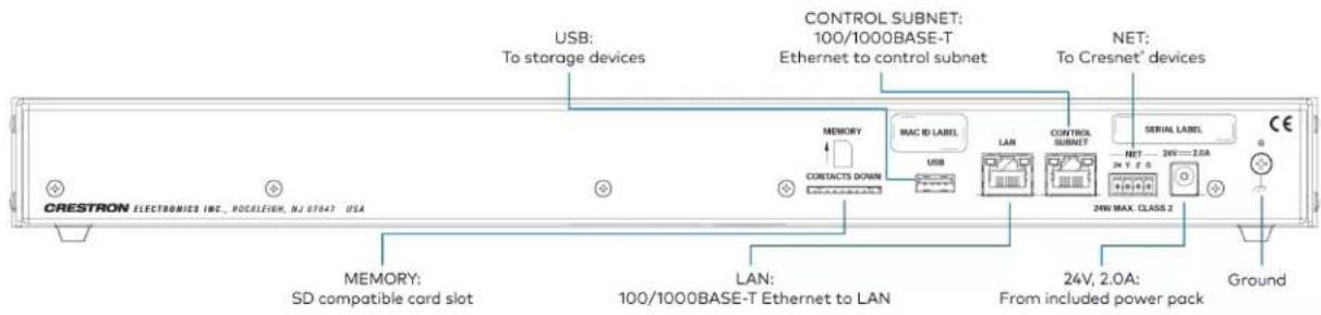 Crestron ZUMLINK-US-HALLWAY-DLS-RLY - NOTES: - 1
