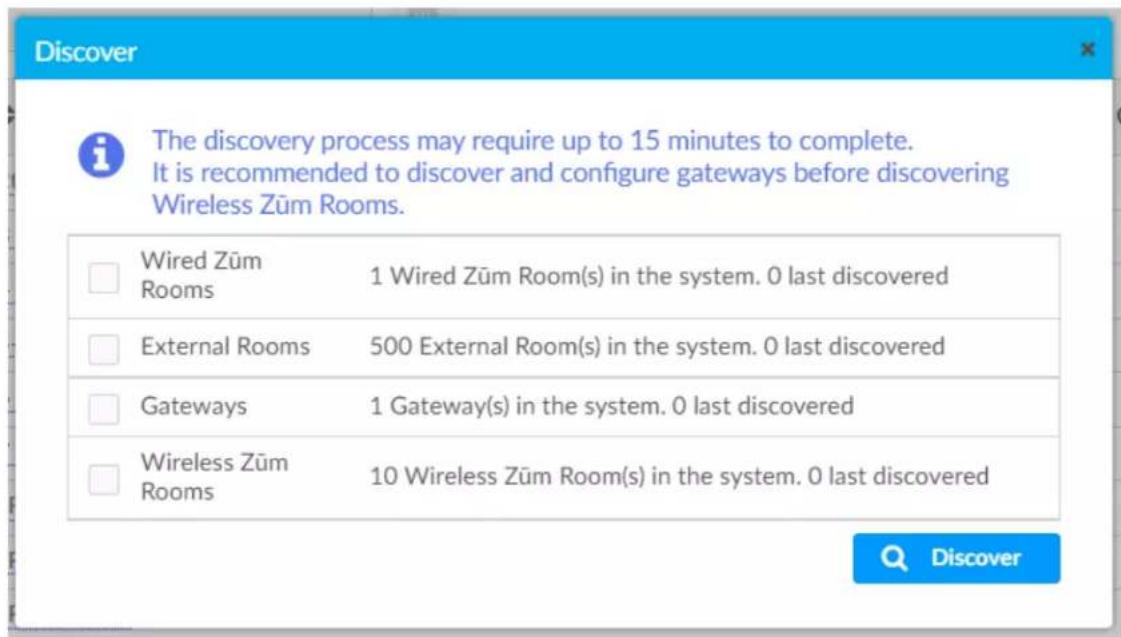 Crestron ZUMLINK-US-HALLWAY-DLS-RLY - To discover rooms: - 2