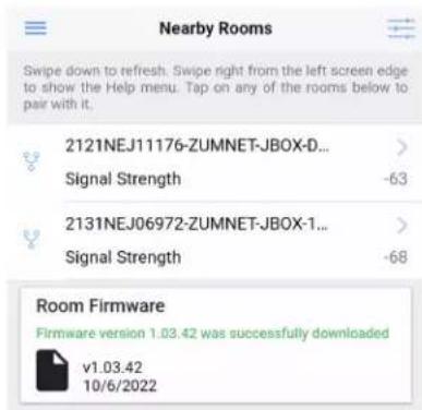 Crestron ZUMLINK-US-HALLWAY-DLS-RLY - Load the Latest Firmware to the App - 2