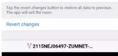 Crestron ZUMLINK-US-HALLWAY-DLS-RLY - Zūm App Main Screen - 4