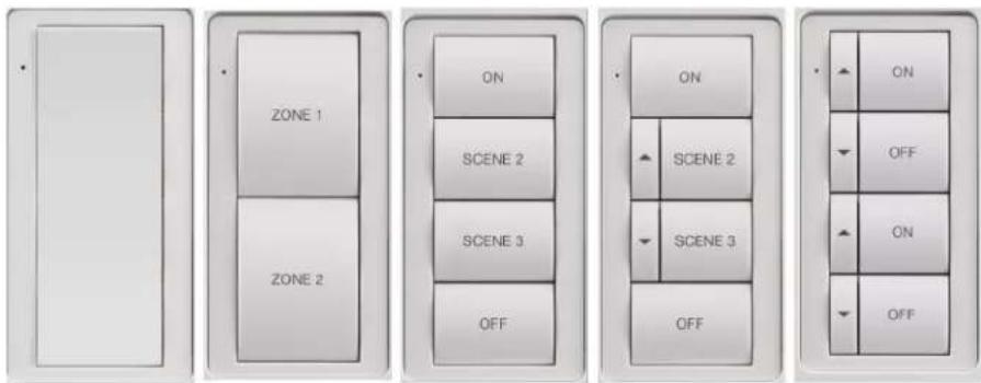 Crestron ZUMLINK-US-HALLWAY-DLS-RLY - Rocker and Button Tree Features - 1