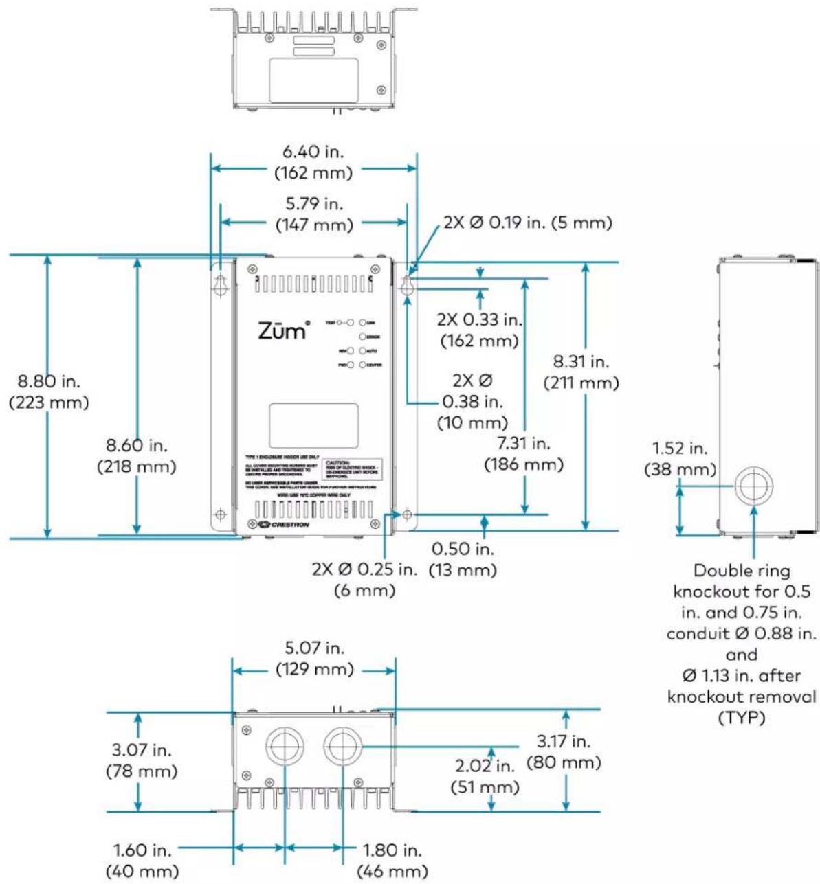 Crestron ZUMLINK-US-HALLWAY-DLS-RLY - Compliance - 1