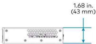 Crestron ZUMLINK-US-HALLWAY-DLS-RLY - Dimensions - 3