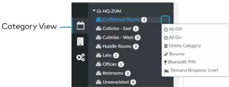 Crestron ZUMLINK-US-HALLWAY-DLS-RLY - Rename a Room Category - 1