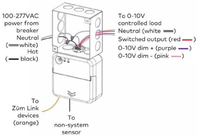 Crestron ZUMLINK-US-HALLWAY-DLS-RLY - NOTES: - 8