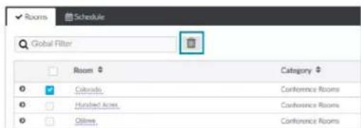 Crestron ZUMLINK-US-HALLWAY-DLS-RLY - Delete a Room - 1