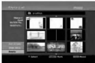LG DR199H - Erasing a JPEG file(s)/folder(s) from the memory card - 1
