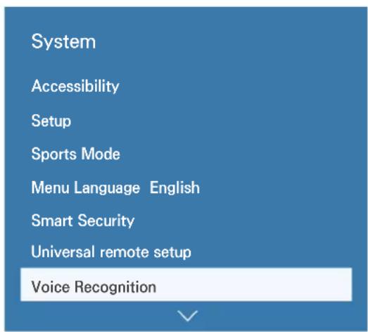 SAMSUNG UA48JU6670U - Setting up Voice Recognition - 1