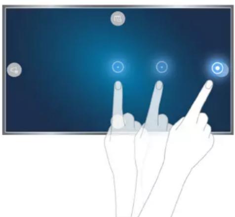 SAMSUNG UA48JU6670U - Controlling the TV using motions - 1