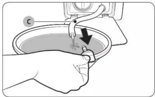 SAMSUNG WW60M206KMA - Emergency drain - 3