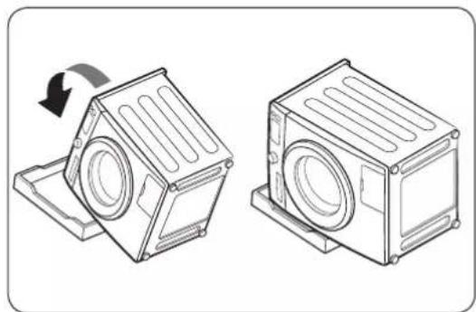 SAMSUNG WW60M206KMA - STEP 2 Installation procedure for the Rat shutter assembly with the washing machine - 2