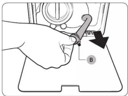 SAMSUNG WW60M206KMA - Emergency drain - 2