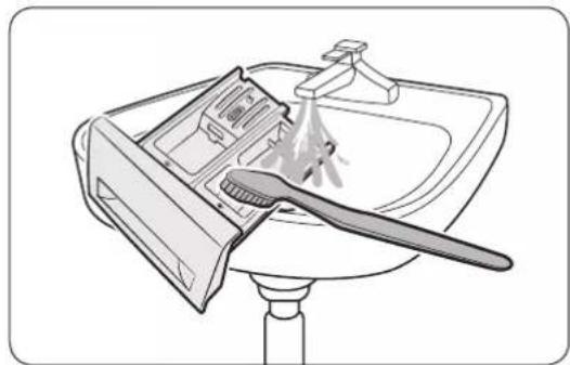 SAMSUNG WW60M206KMA - Detergent drawer - 2